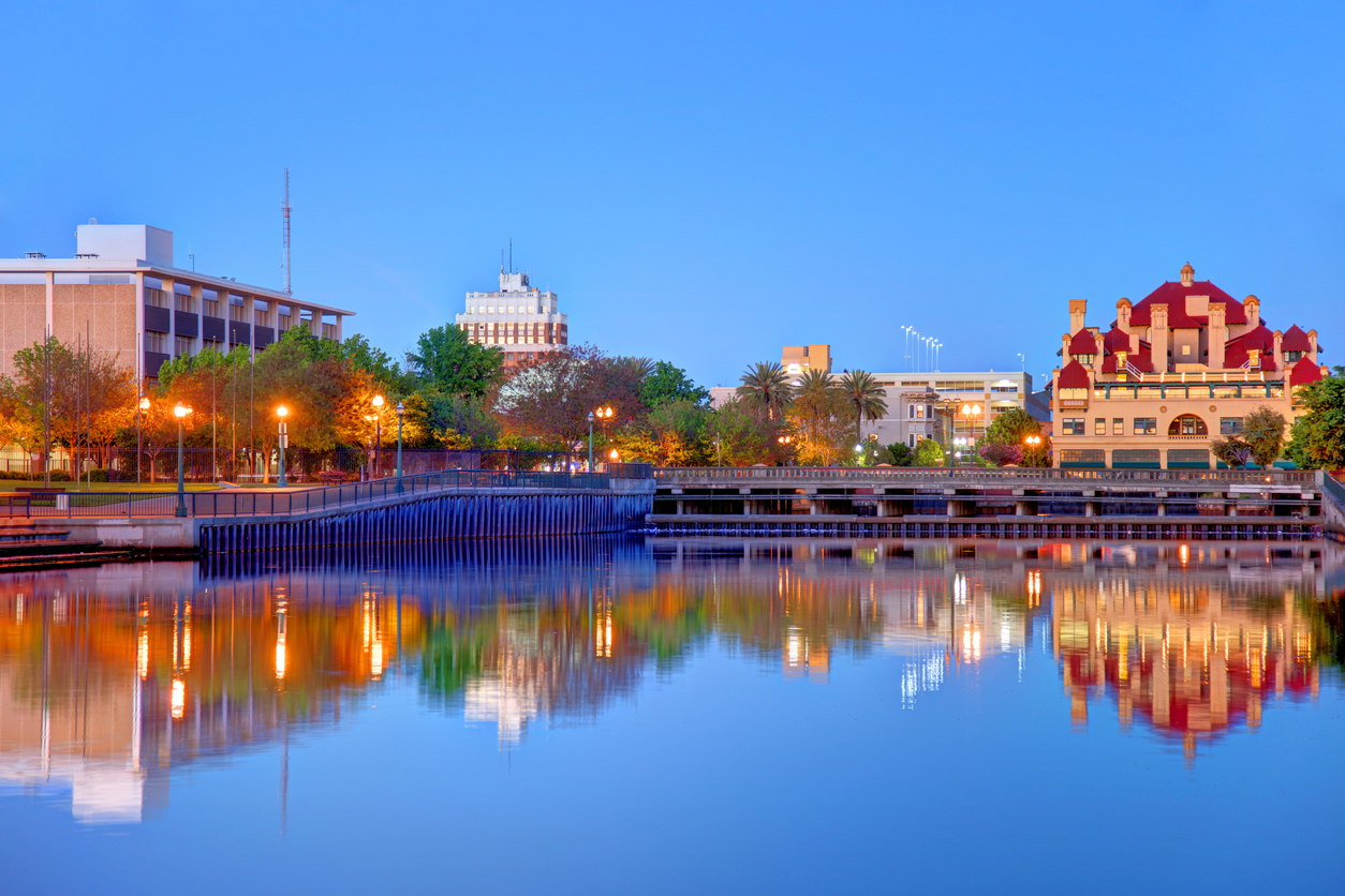 Panoramic Image of Stockton, CA